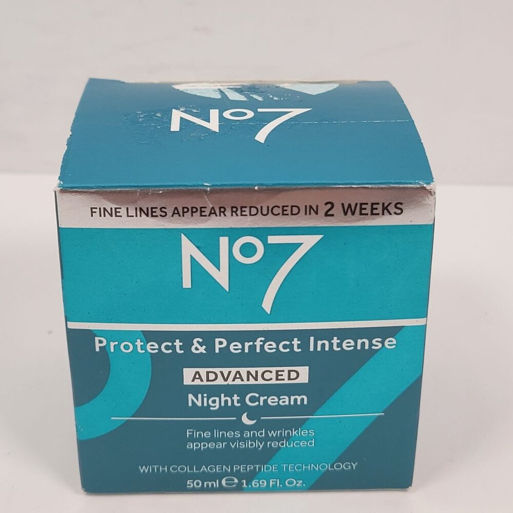 No7 Protect & Perfect Intense Advanced Night Cream 50ml NIB
